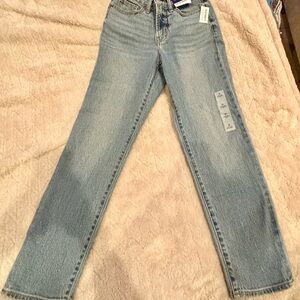 Old Navy Light Blue Straight Leg Women's Jeans